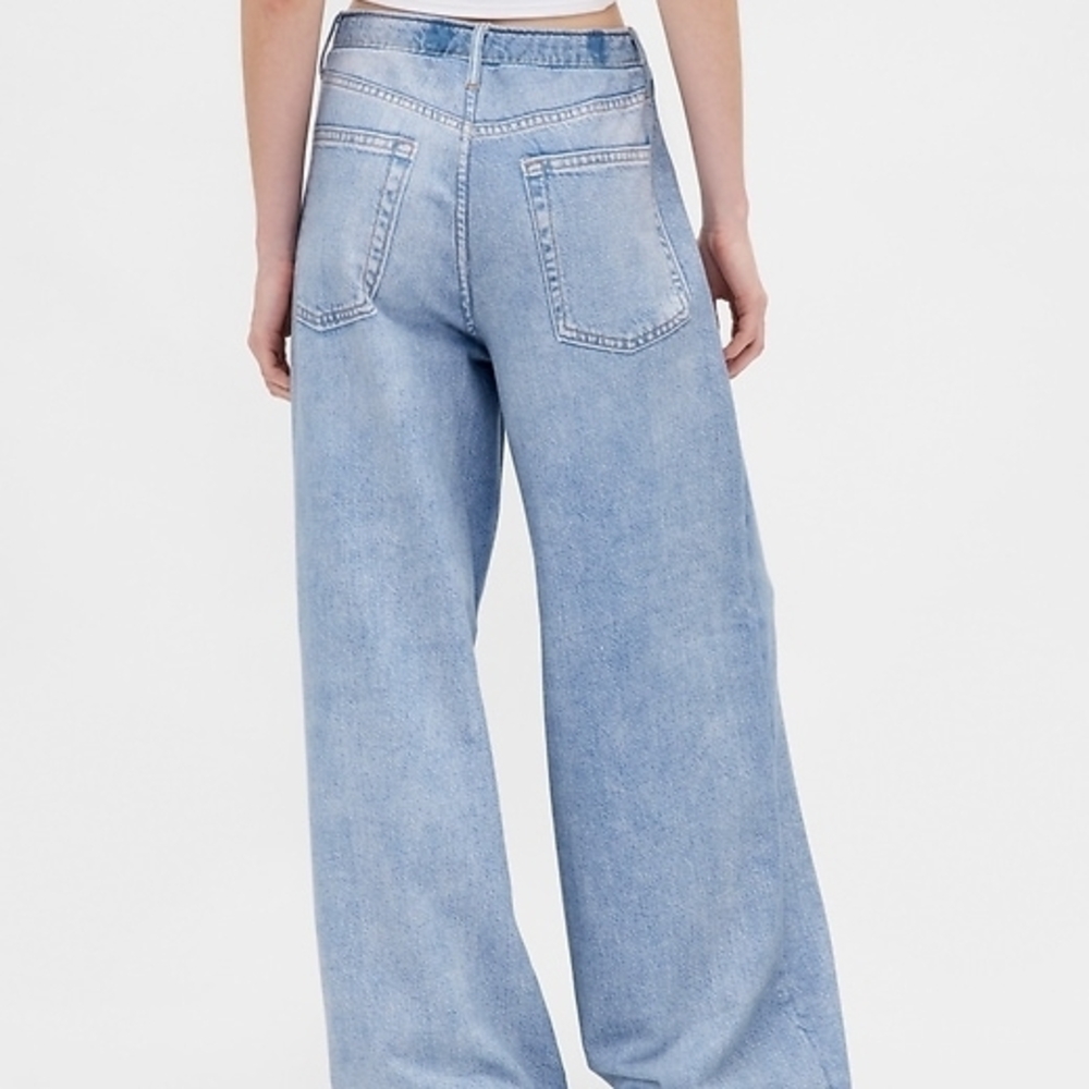 GAP Light Blue Wide-Leg Jeans - Picture 4 of 14